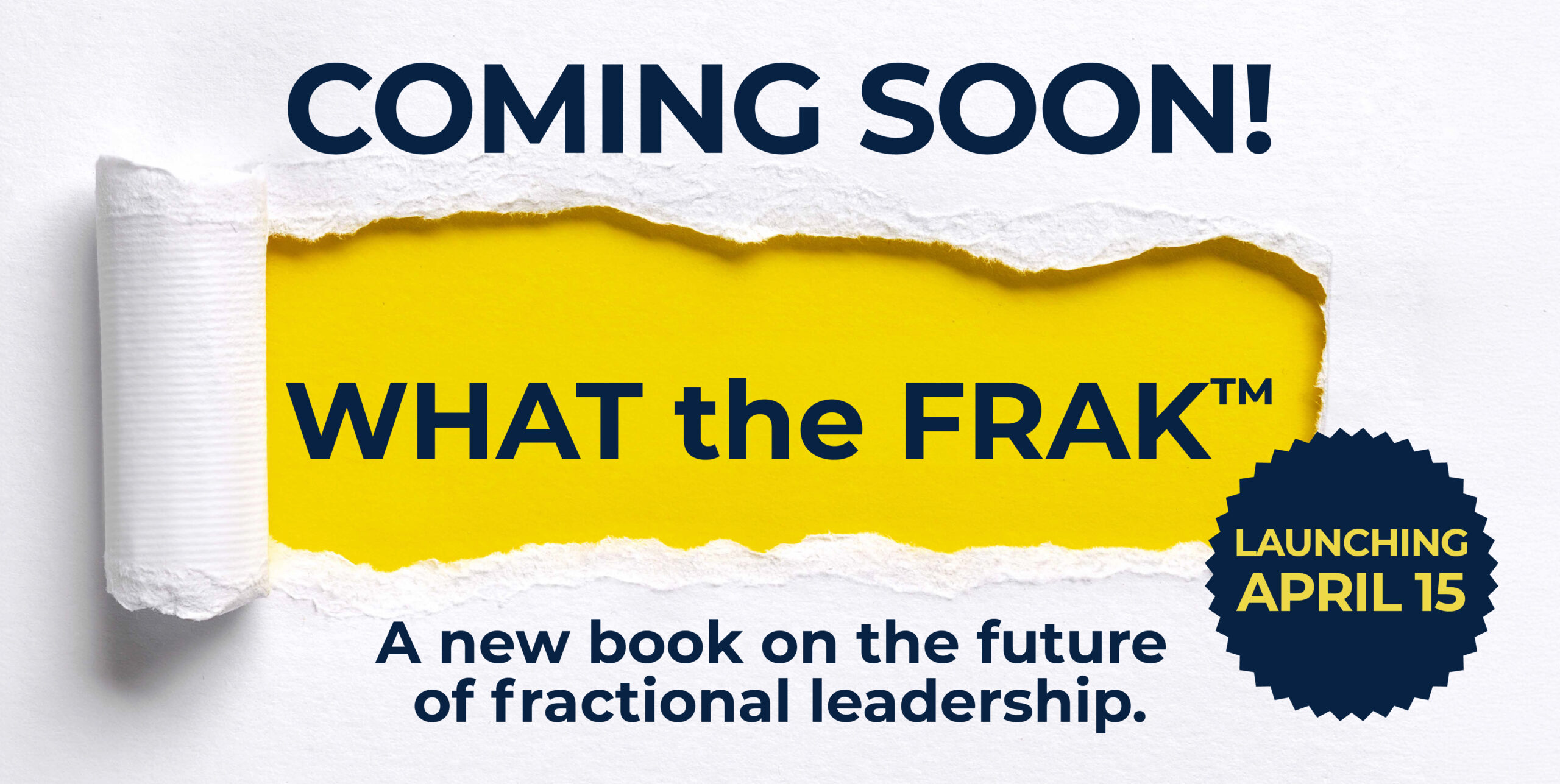 What the Frak book coming soon teaser.